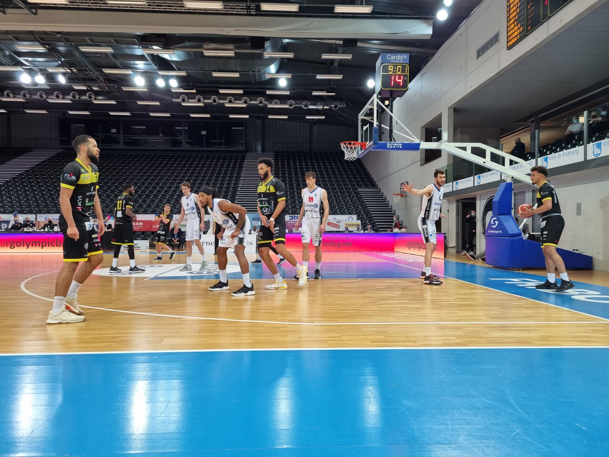 Basket: Le BBC Monthey-Chablais subit encore une fois la loi de Fribourg Olympic